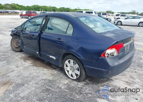 2009 Honda Civic Lx из США, поврежденный, VIN 1HGFA16529L029786